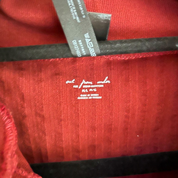 BURGUNDY V-NECK COLLARED SUPER CROPPED TOP ❤️ - - Picture 3 of 3